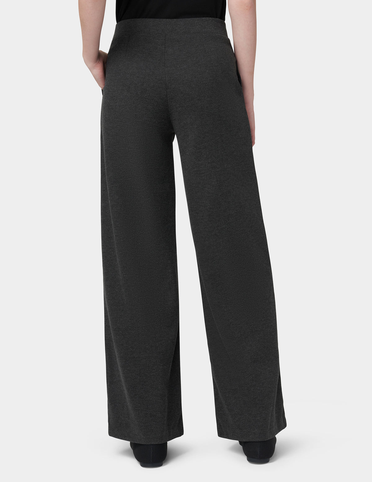 HUE Pull-On Wide Leg Pant