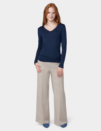 HUE Pull-On Wide Leg Pant