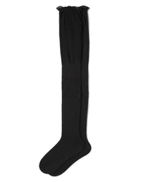 HUE Slouched Ribbed Over The Knee Sock