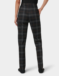 HUE Plaid Pull-On Trouser