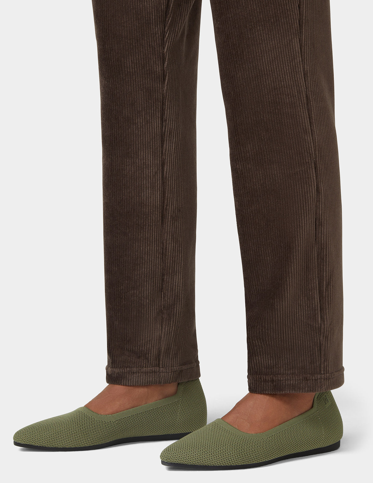 HUE Plush Corduroy Tapered Pants