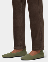 HUE Plush Corduroy Tapered Pants