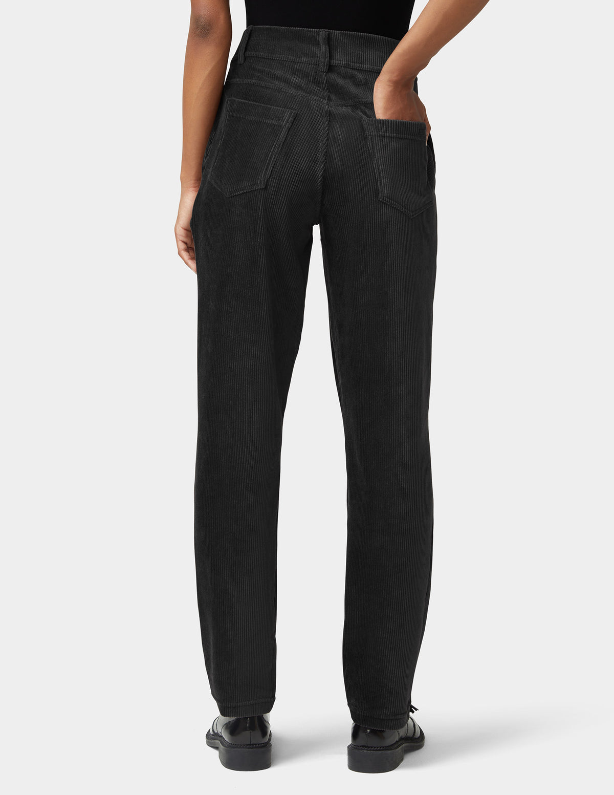 HUE Plush Corduroy Tapered Pants