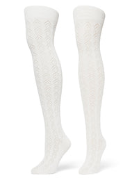 HUE Pointelle Over The Knee Sock