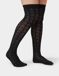 HUE Pointelle Over The Knee Sock