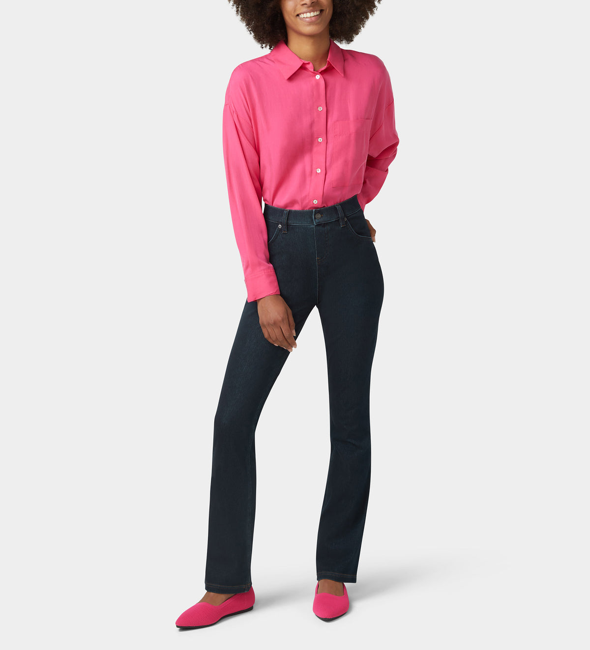 HUE Ultra Soft Denim Baby Bootcut