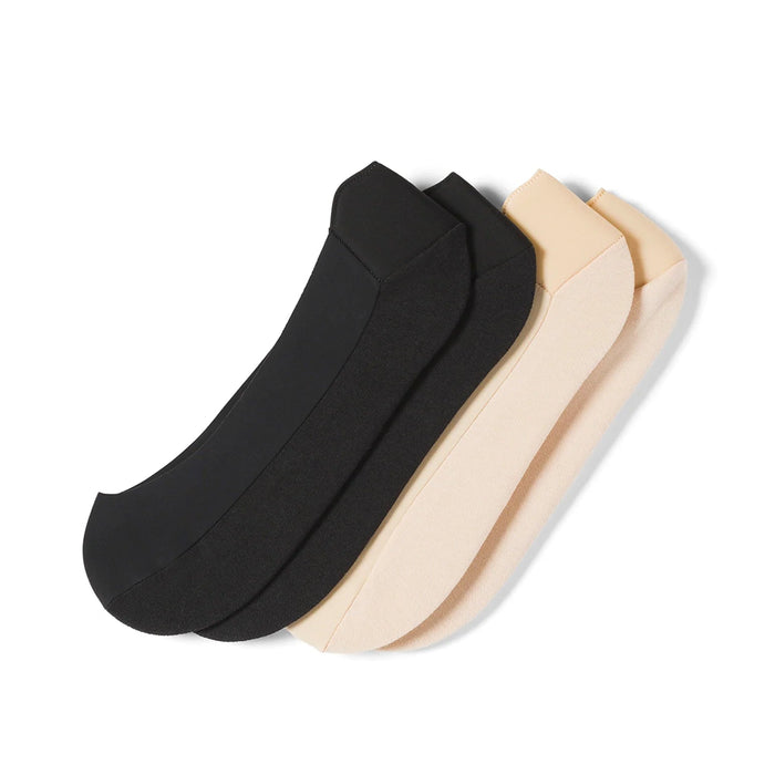 HUE 2-Pair Pack Heelbliss Cushioned Back Line