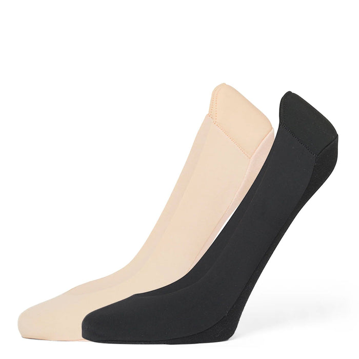 HUE 2-Pair Pack Heelbliss Cushioned Back Line