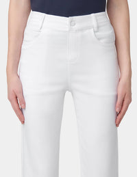 HUE Ruffle Hem Denim Skimmer