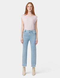 HUE Ruffle Hem Denim Skimmer