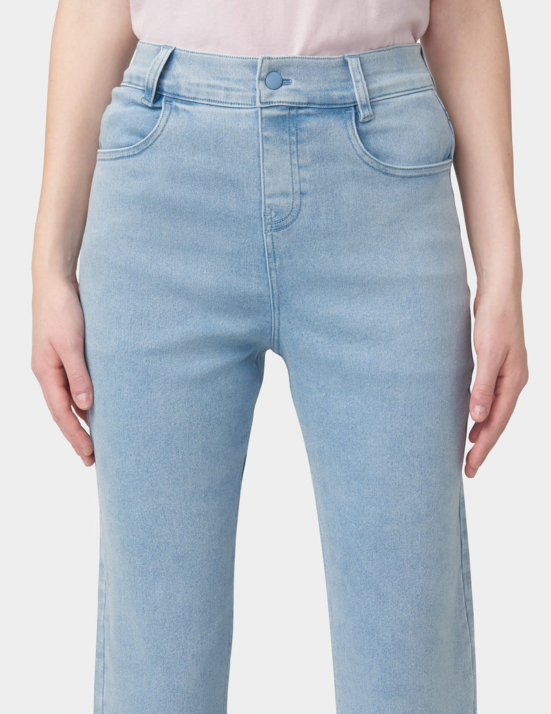 HUE Ruffle Hem Denim Skimmer