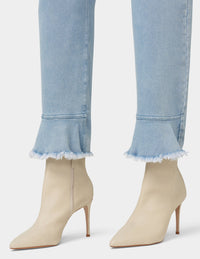 HUE Ruffle Hem Denim Skimmer