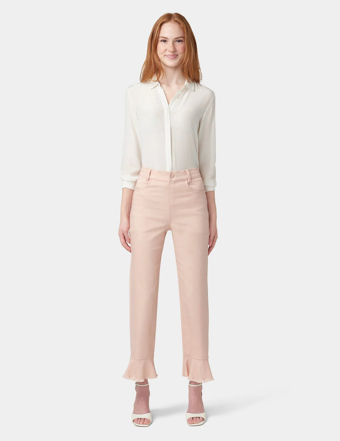 HUE Ruffle Hem Denim Skimmer
