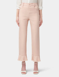 HUE Ruffle Hem Denim Skimmer