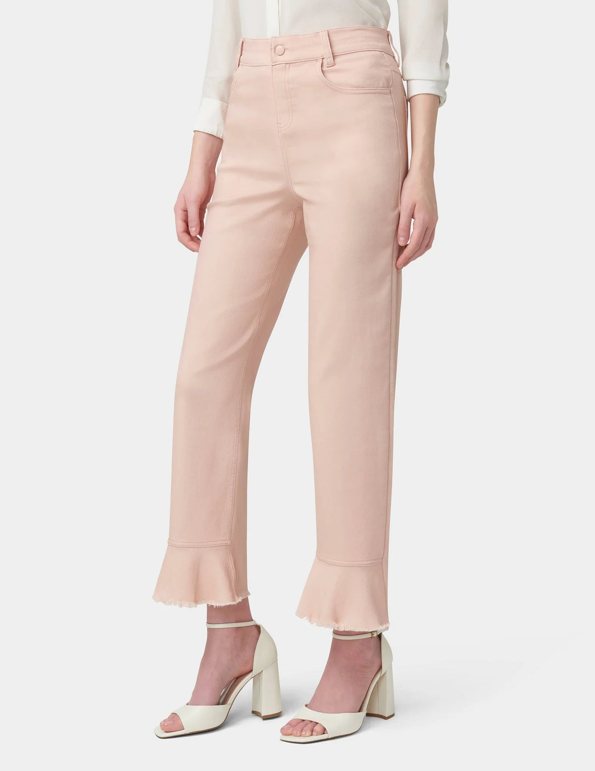 HUE Ruffle Hem Denim Skimmer