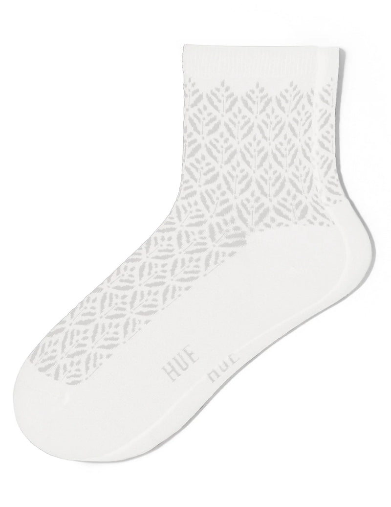 HUE Pointelle Anklet Sock