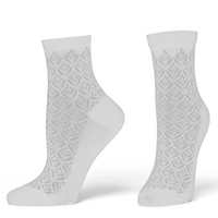HUE Pointelle Anklet Sock