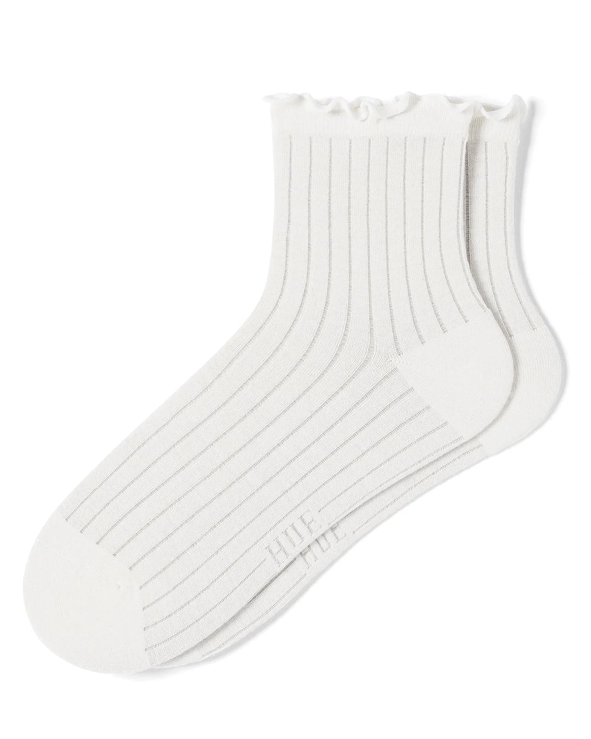 HUE Sheer Rib Anklet Sock