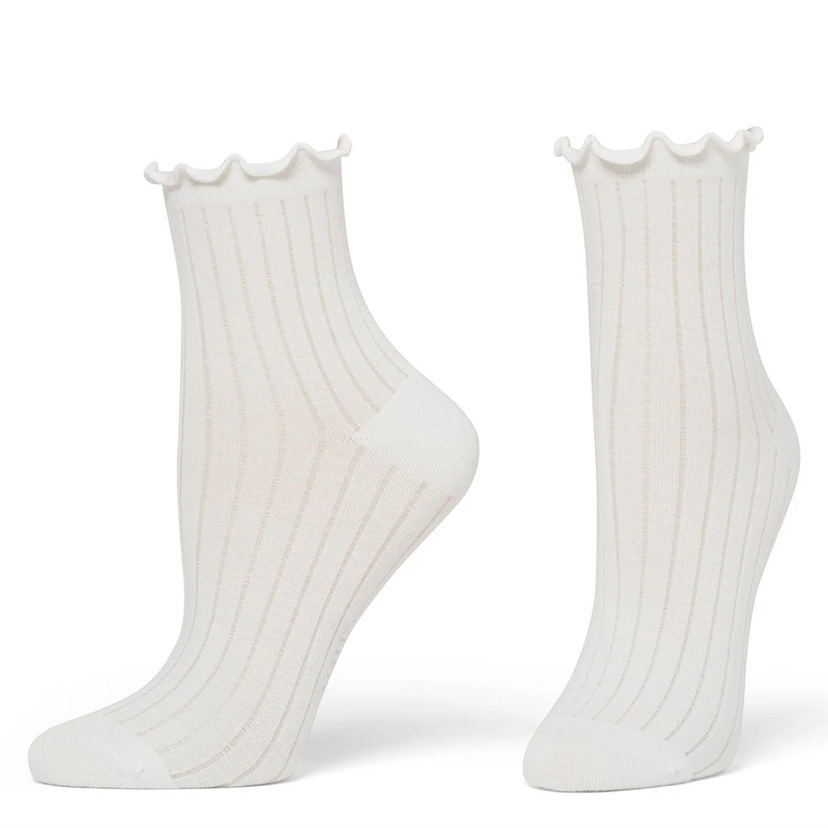 HUE Sheer Rib Anklet Sock