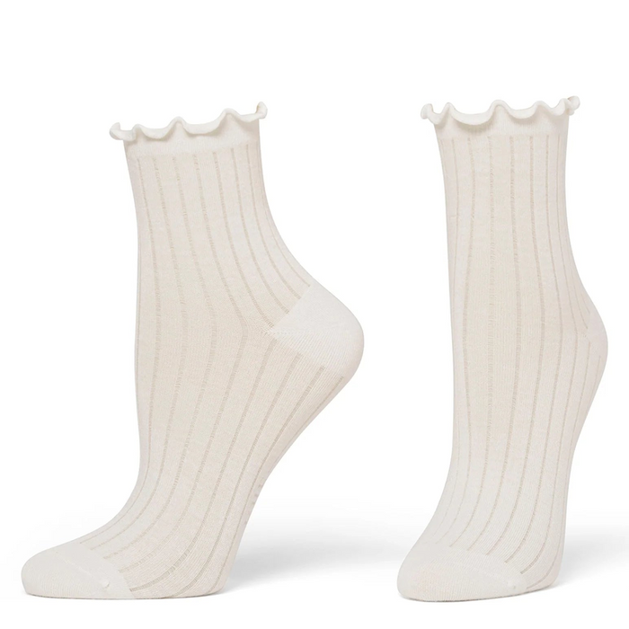 HUE Sheer Rib Anklet Sock