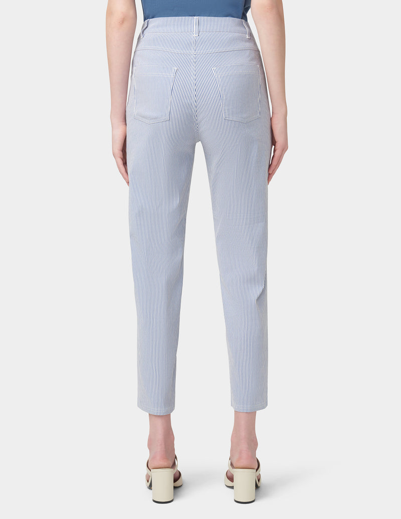 HUE Spring Stripe Cigarette Pants