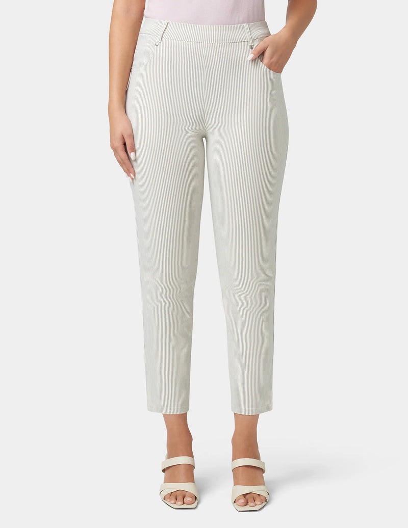 HUE Spring Stripe Cigarette Pants
