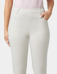 HUE Spring Stripe Cigarette Pants