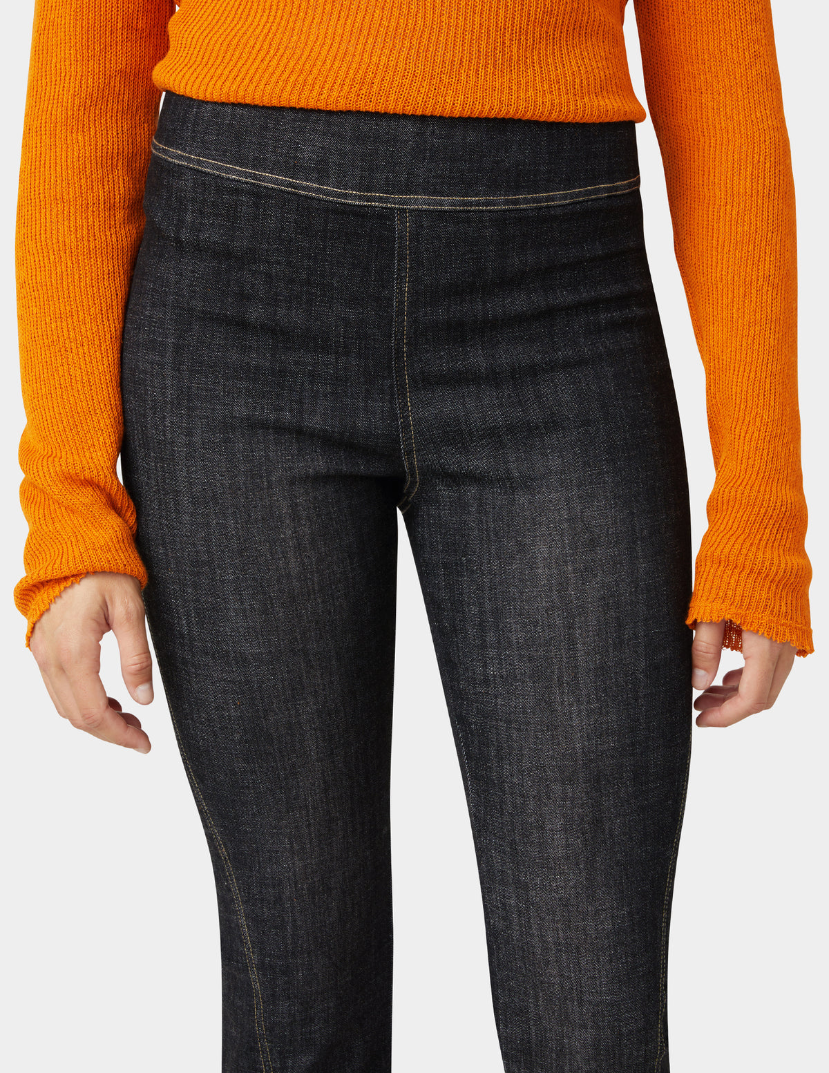 HUE Crosshatch Denim Boot Cut