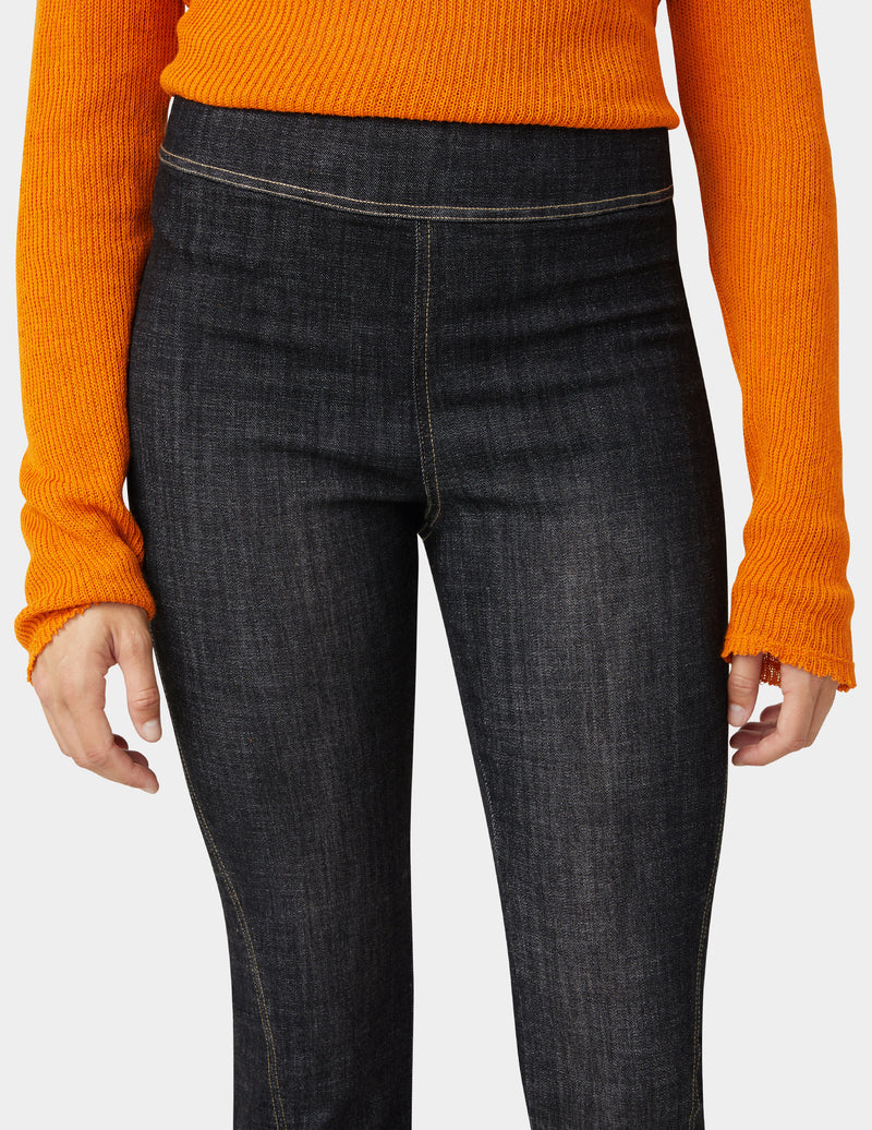 HUE Crosshatch Denim Boot Cut
