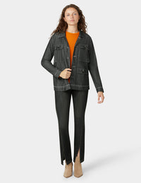 HUE Crosshatch Denim Boot Cut
