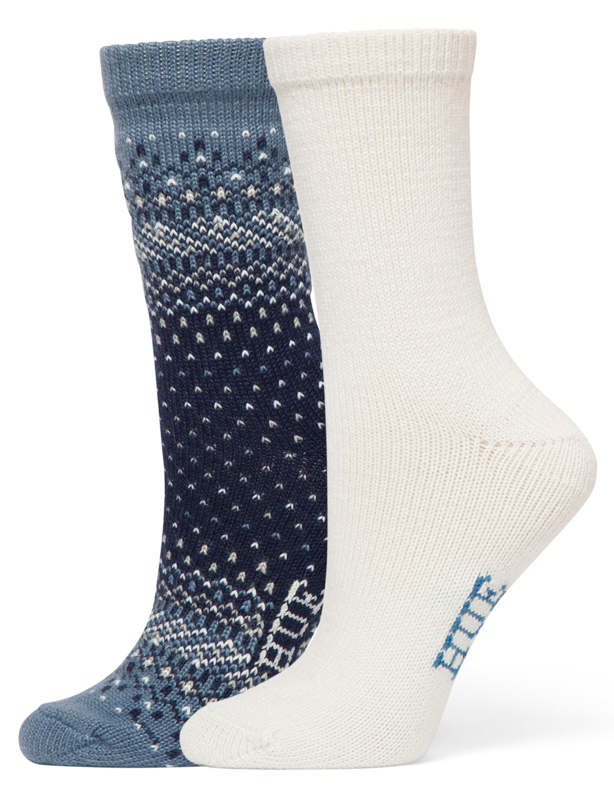 HUE Ombre Fairisle Sock 2 Pair Pack