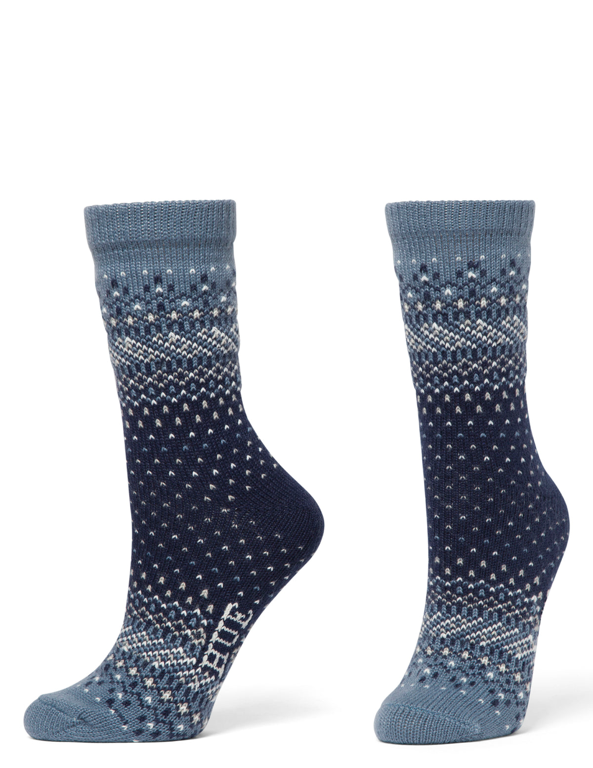 HUE Ombre Fairisle Sock 2 Pair Pack