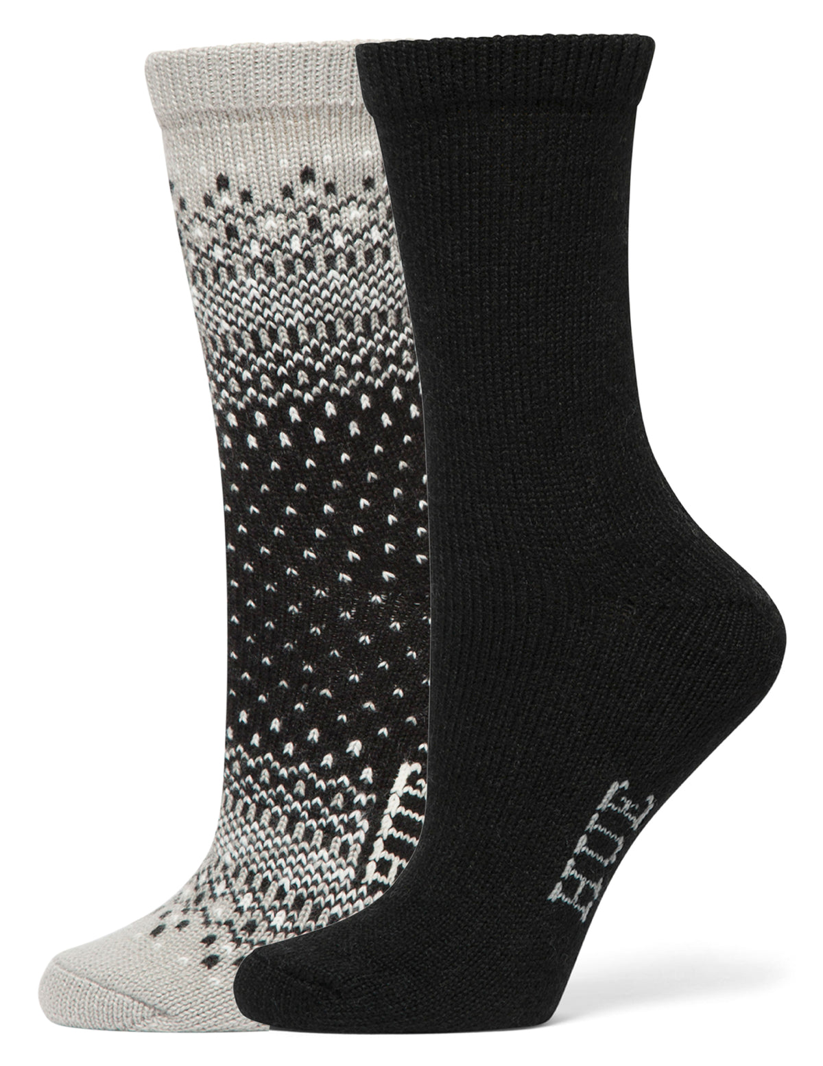 HUE Ombre Fairisle Sock 2 Pair Pack
