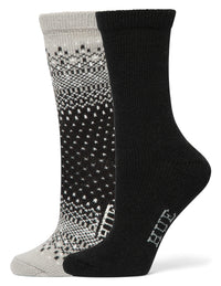 HUE Ombre Fairisle Sock 2 Pair Pack