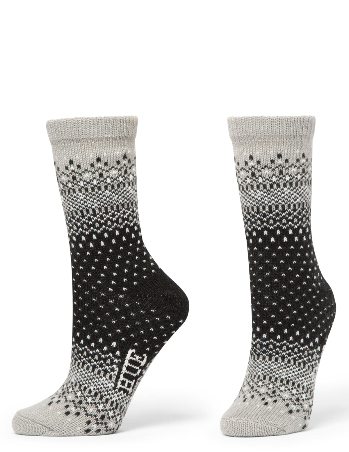 HUE Ombre Fairisle Sock 2 Pair Pack