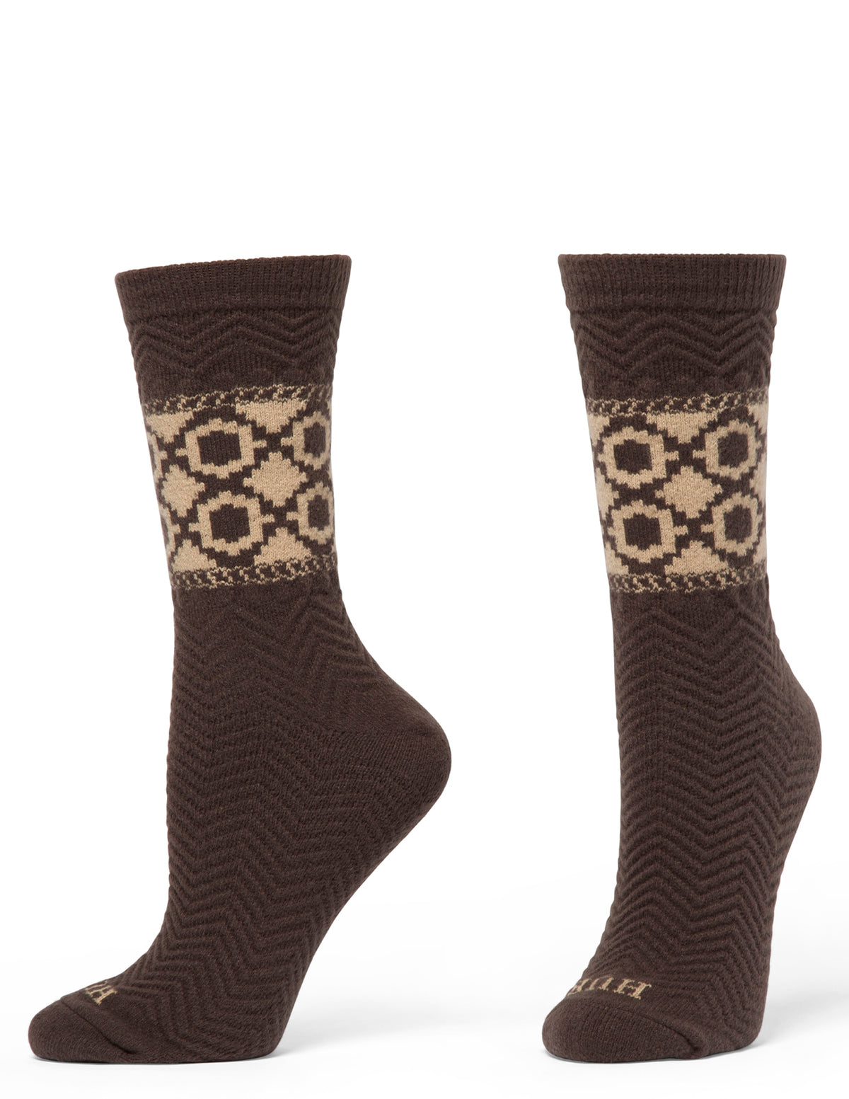 HUE Diamond Boot Sock 2 Pair Pack