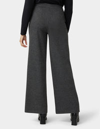 HUE Herringbone Wide Leg Pant