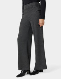 HUE Herringbone Wide Leg Pant