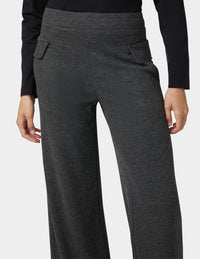 HUE Herringbone Wide Leg Pant