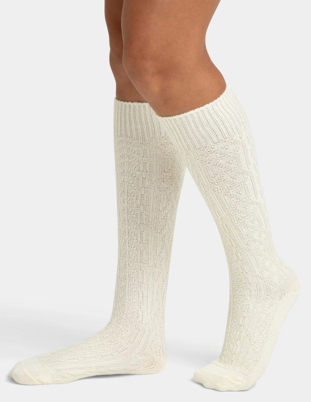 HUE Bubble Cable Knee Sock