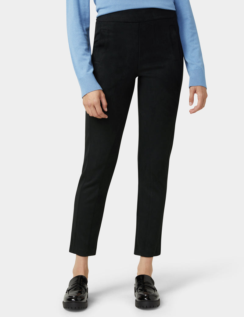 HUE Faux Suede Equestrian Pant