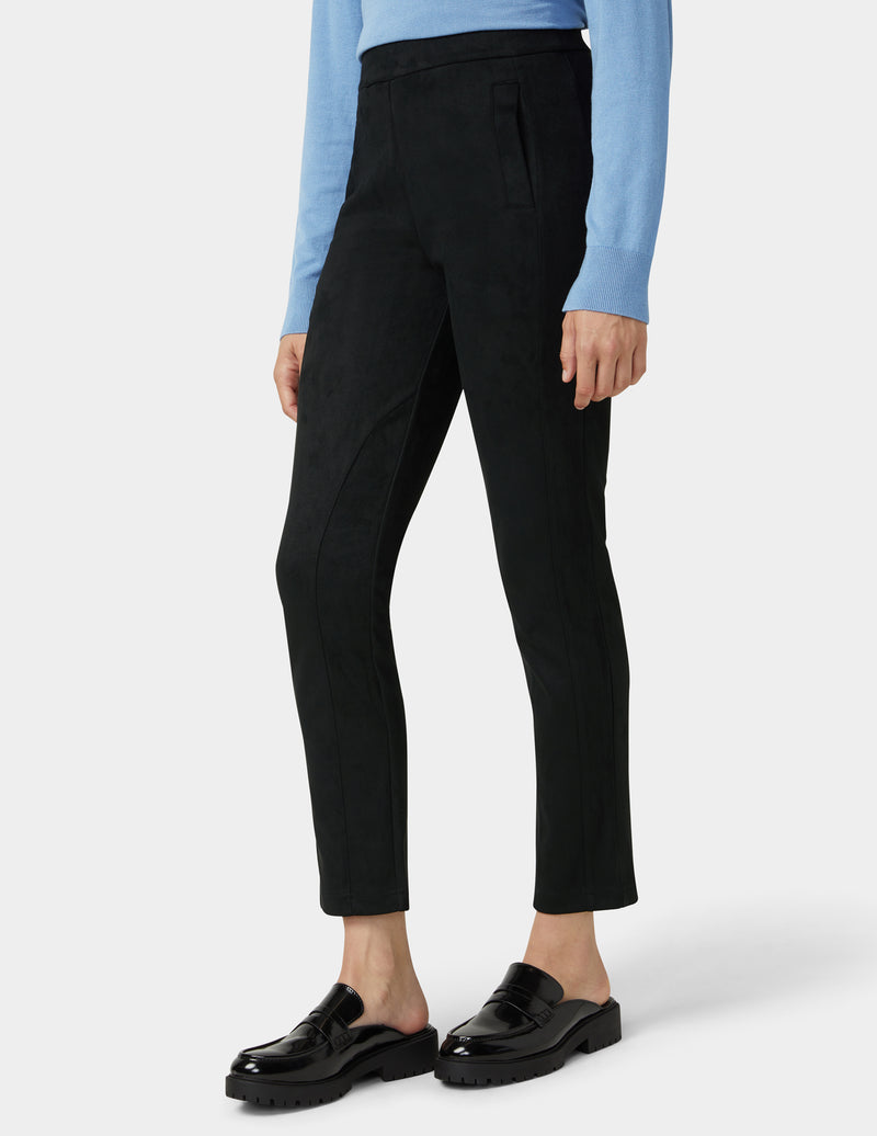 HUE Faux Suede Equestrian Pant