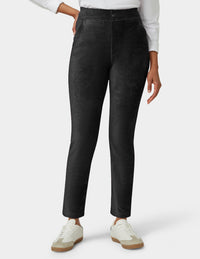 HUE Pull-On Straight Leg Corduroy