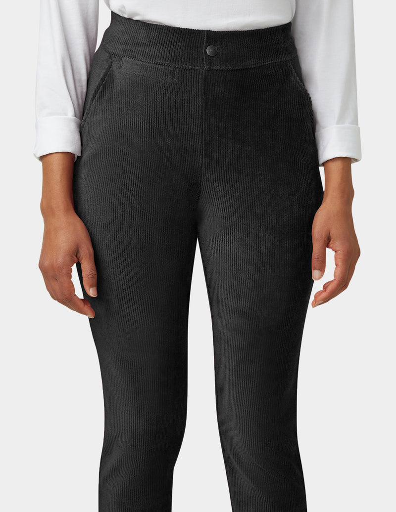 HUE Pull-On Straight Leg Corduroy