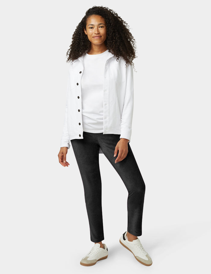 HUE Pull-On Straight Leg Corduroy