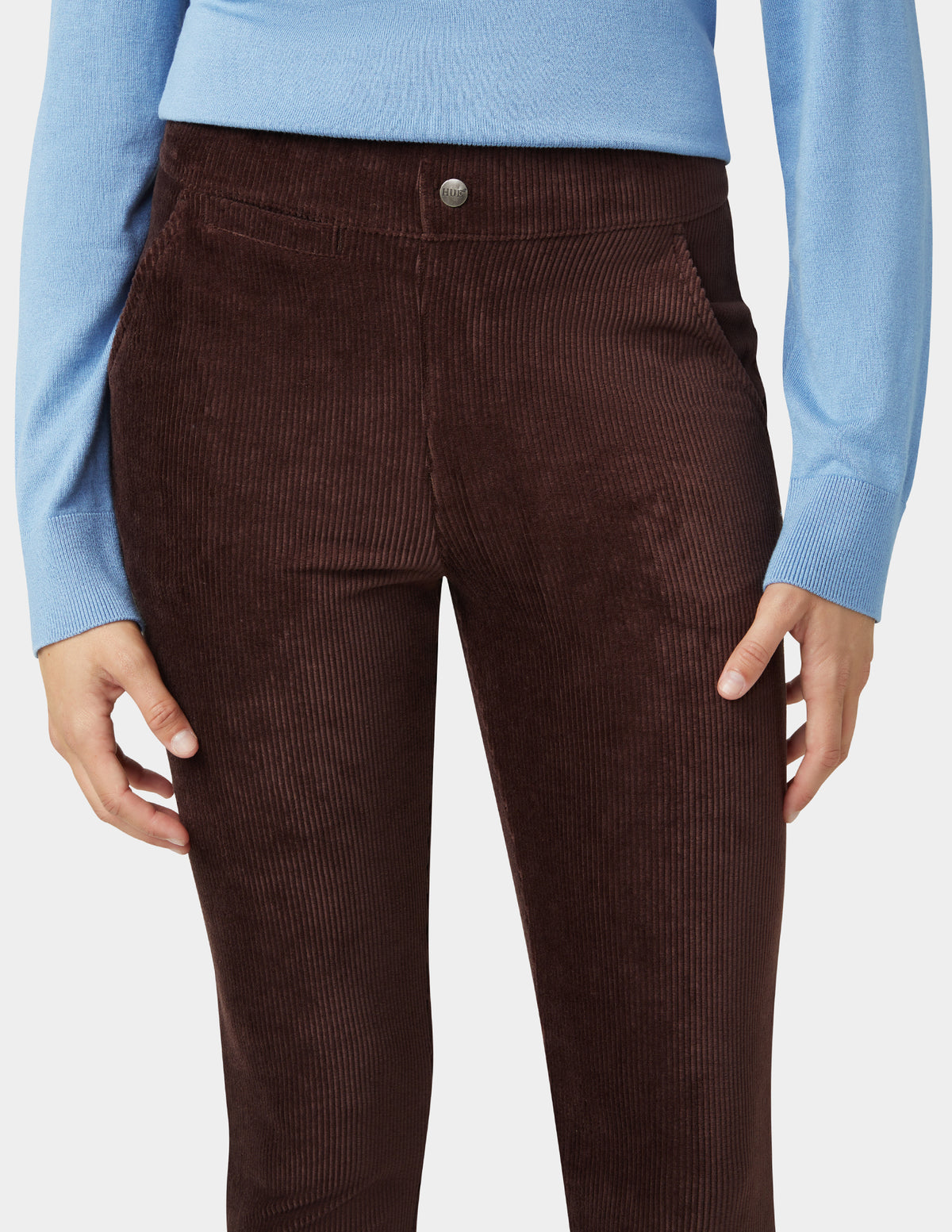 HUE Pull-On Straight Leg Corduroy