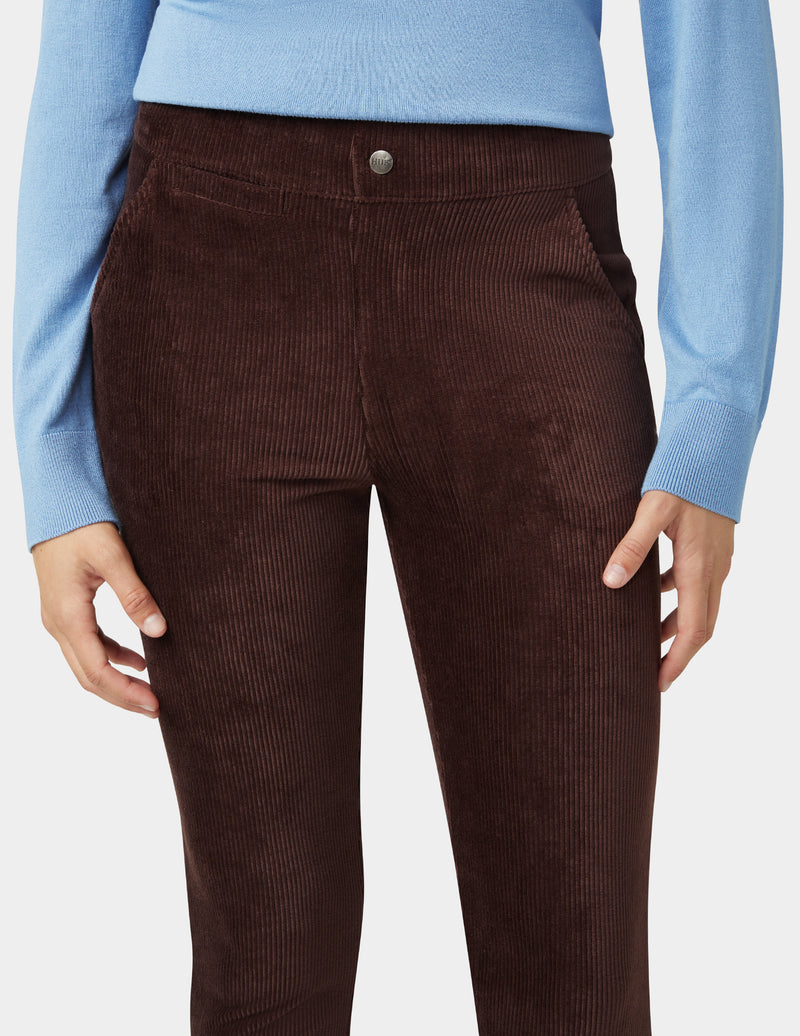 HUE Pull-On Straight Leg Corduroy