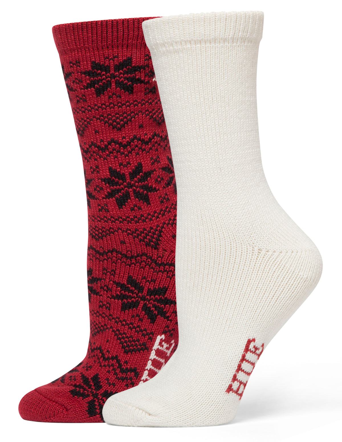 HUE Snowflake Boot Sock 2 Pair Pack