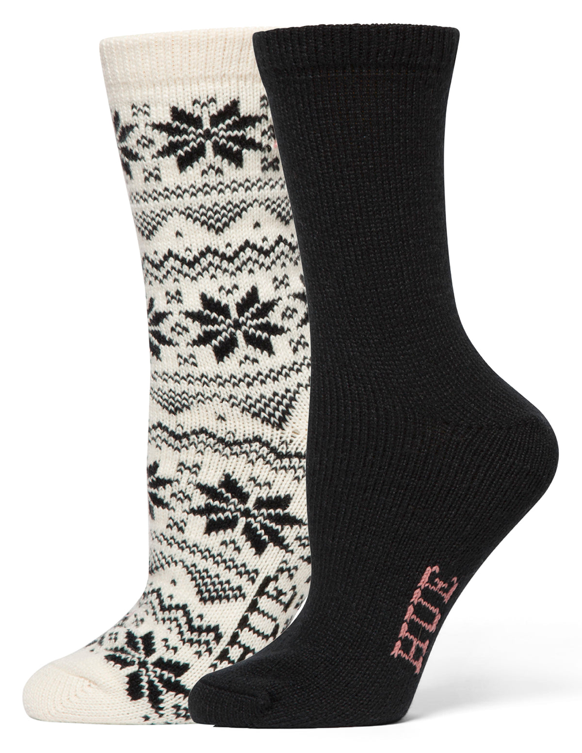 HUE Snowflake Boot Sock 2 Pair Pack