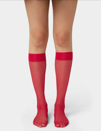 HUE Sheer Knee High